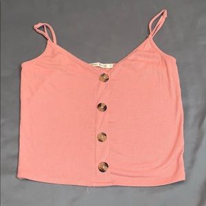 Dusty pink, corduroy tank top